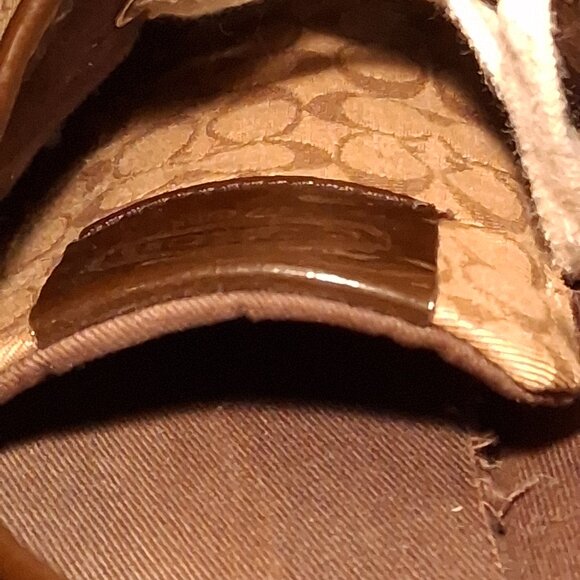 Coach Frances Signature Canvas Low-Top Sneakers Size 8B with Original Box - Picture 8 of 16